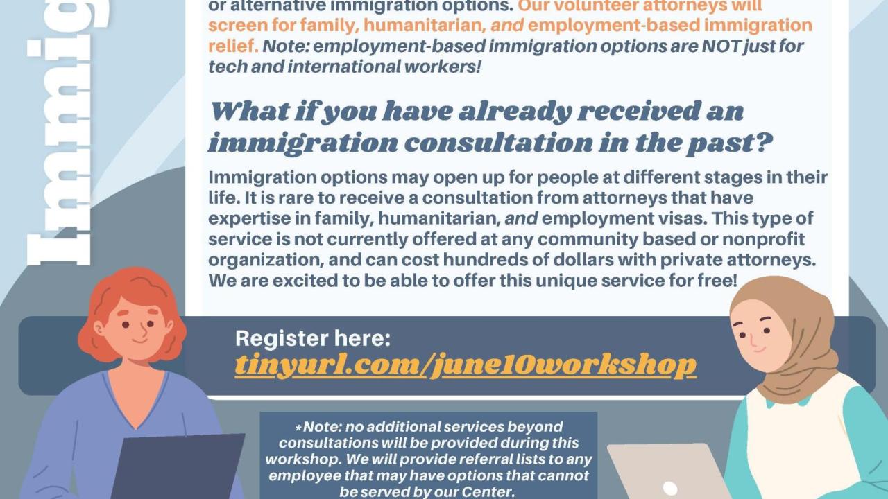 Immigration consultations for UC DACA employees